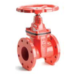 AWWA C515 Resilient seated NRS gate valve-flange end